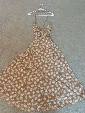 champagne ruffle maxi dress Soft Girl Pleated Ruffle Maxi Dress